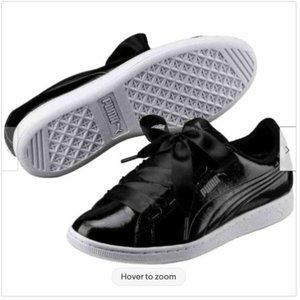 PUMA VIKKY RIBBON P Women's Black Sneaker, #366417-01 SIZE 8, 9.5 & SZ 10